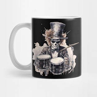 rock and roll drummer Mug